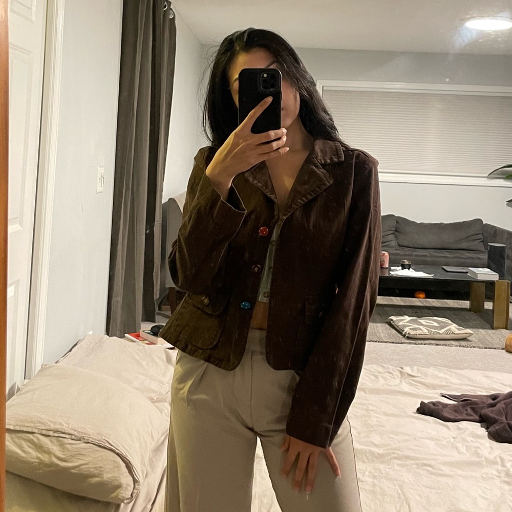 Vintage Brown Suit Jacket